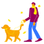 Pet park walking zone