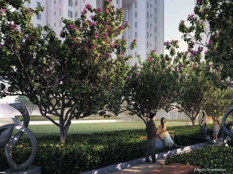 Landscaped Garden Area
