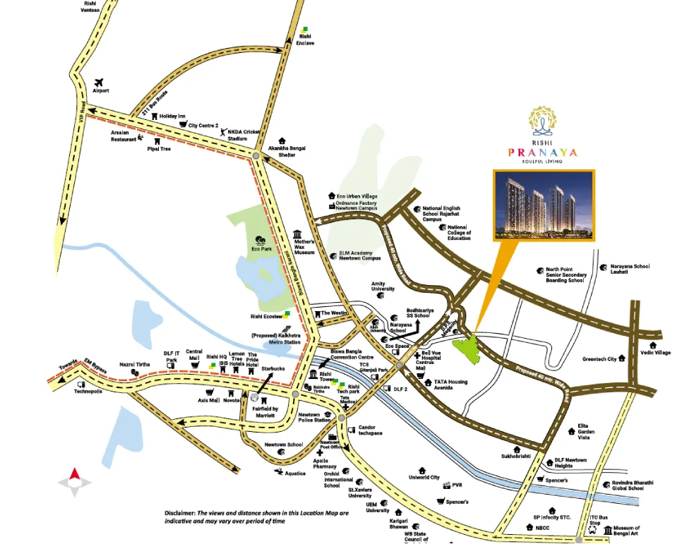 apartments near Rajarhat Main Road